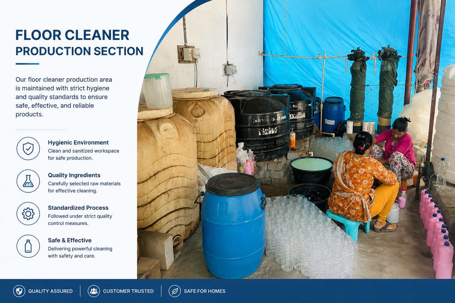 Floor Cleaner & Phenyl Production Section