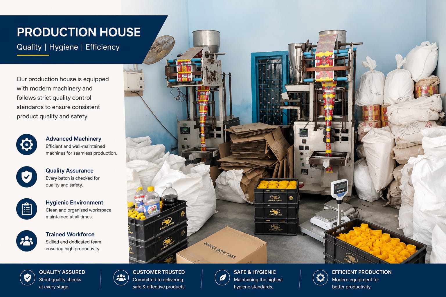 Tirumala Production House - Advanced Machinery